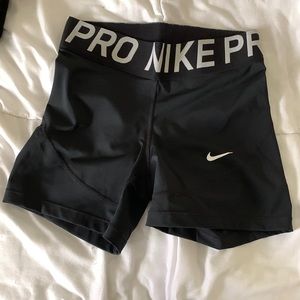 Nike pro workout compression shorts